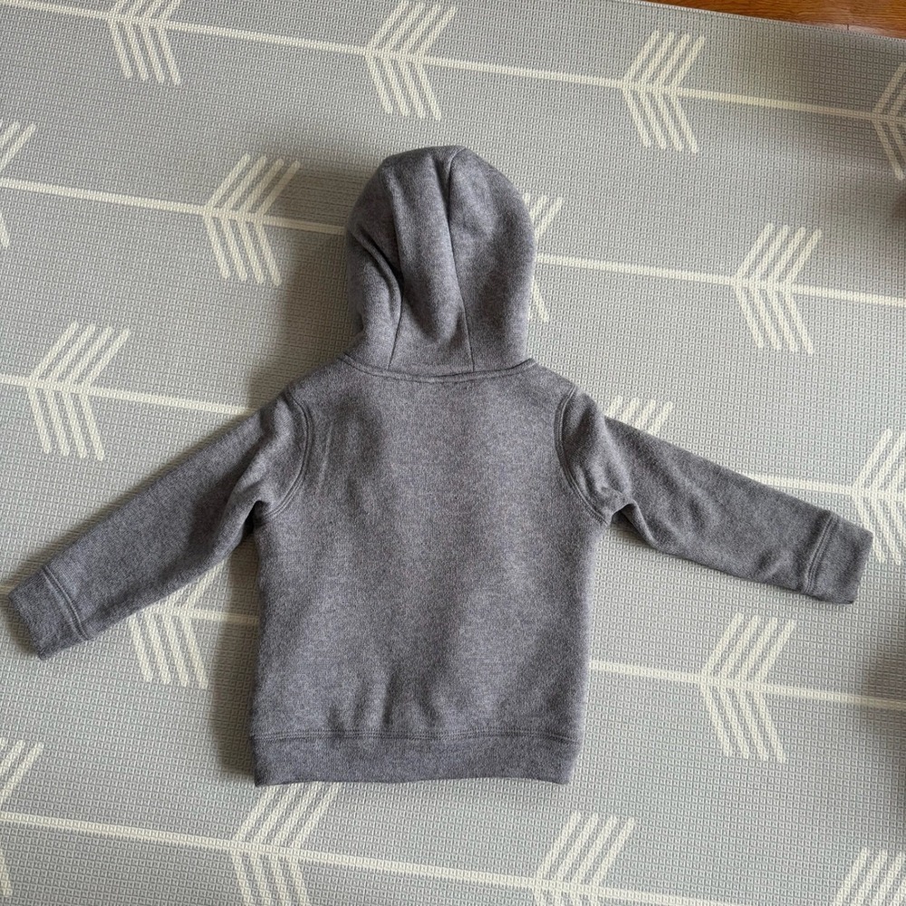 Simple Joys by Carters Hoodie Gray Sherpa Lined Adventure Expert Kids 3T - Picture 3 of 4